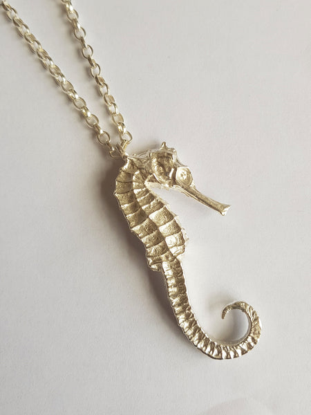 Capall Mara, Seahorse Pendant in Sterling Silver