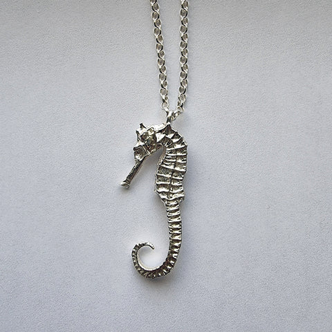 Capall Mara, Seahorse Pendant in Sterling Silver