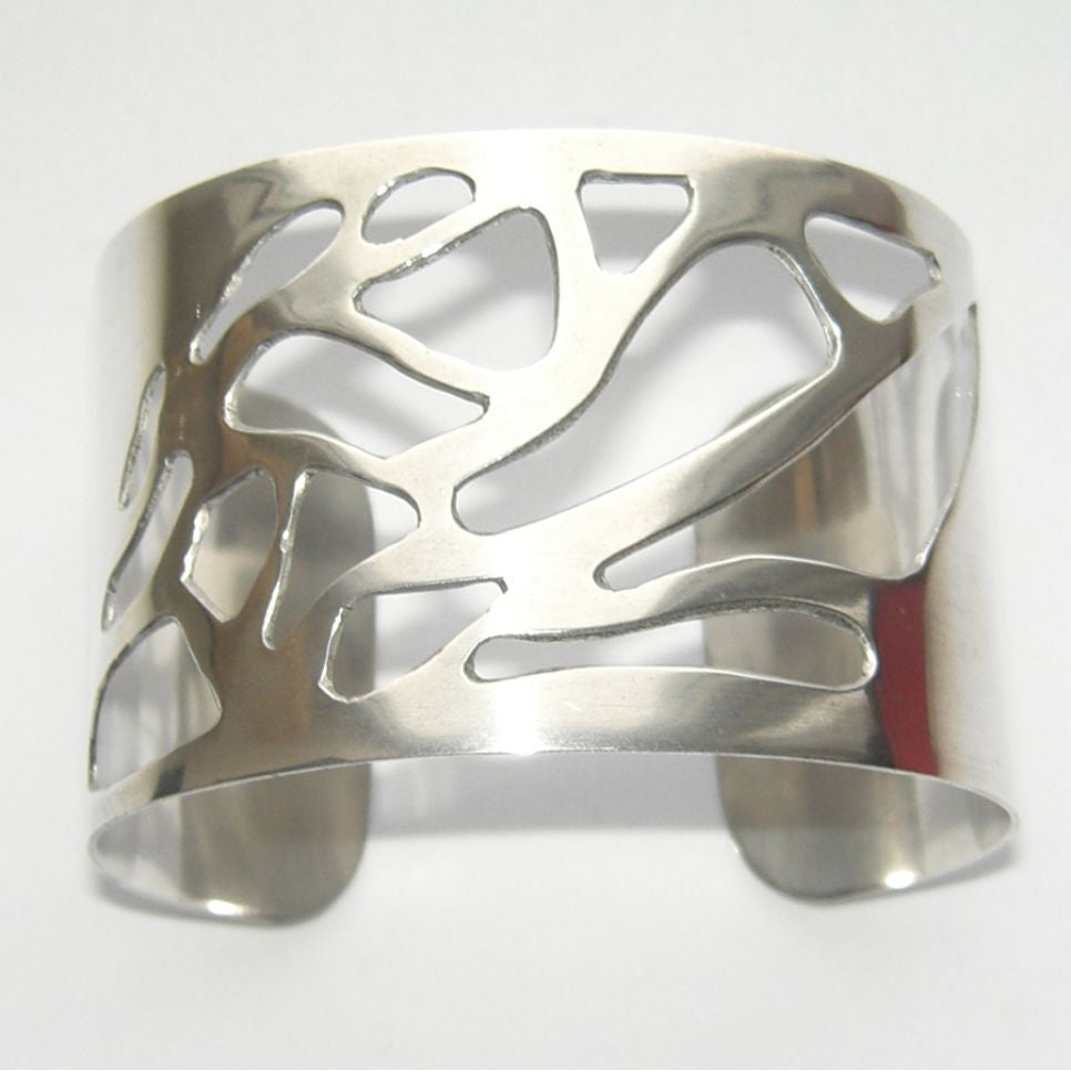 Sterling Silver Cuff Bangle Ramalina Trous Bangle, Cuff, Ramalina, Sterling Silver