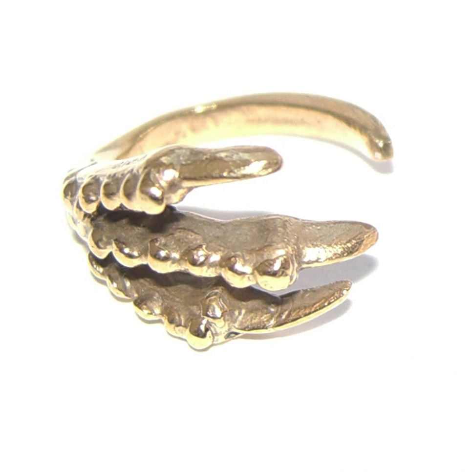 Gold Vermeil Bird Claw Ear Cuff Bird, Claw, Gold Vermeil, Immortal