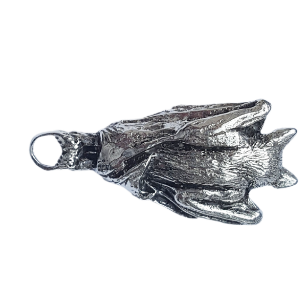 Sterling Silver Bat Pendant