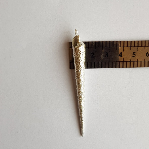 Sterling Silver Unicorn Horn  Pendant, Necklace