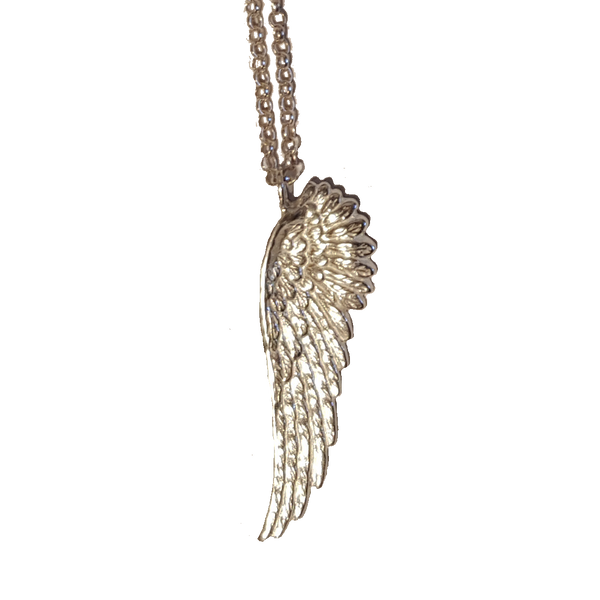 Sterling Silver Angel Wing Pendant