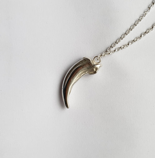 Sterling Silver Wolf Claw