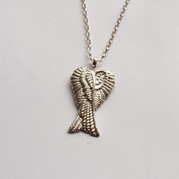 Sterling Silver Angel Wings Pendant