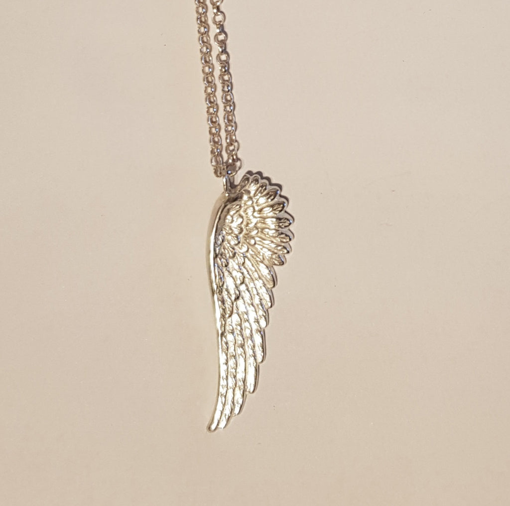 Sterling Silver Angel Wing Pendant