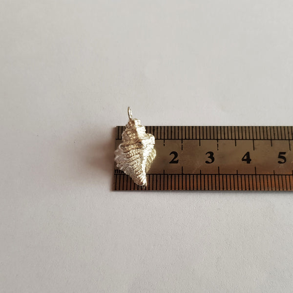 Sterling Silver Welk Shell Pendant, Necklace - Custom Order