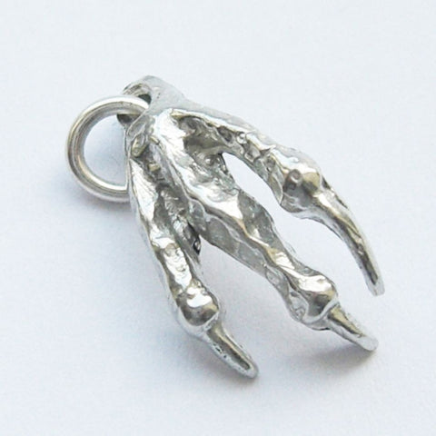 Sterling Silver Bird Claw Charm Bird, Charm, Charms, Claw, Immortal, Sterling Silver