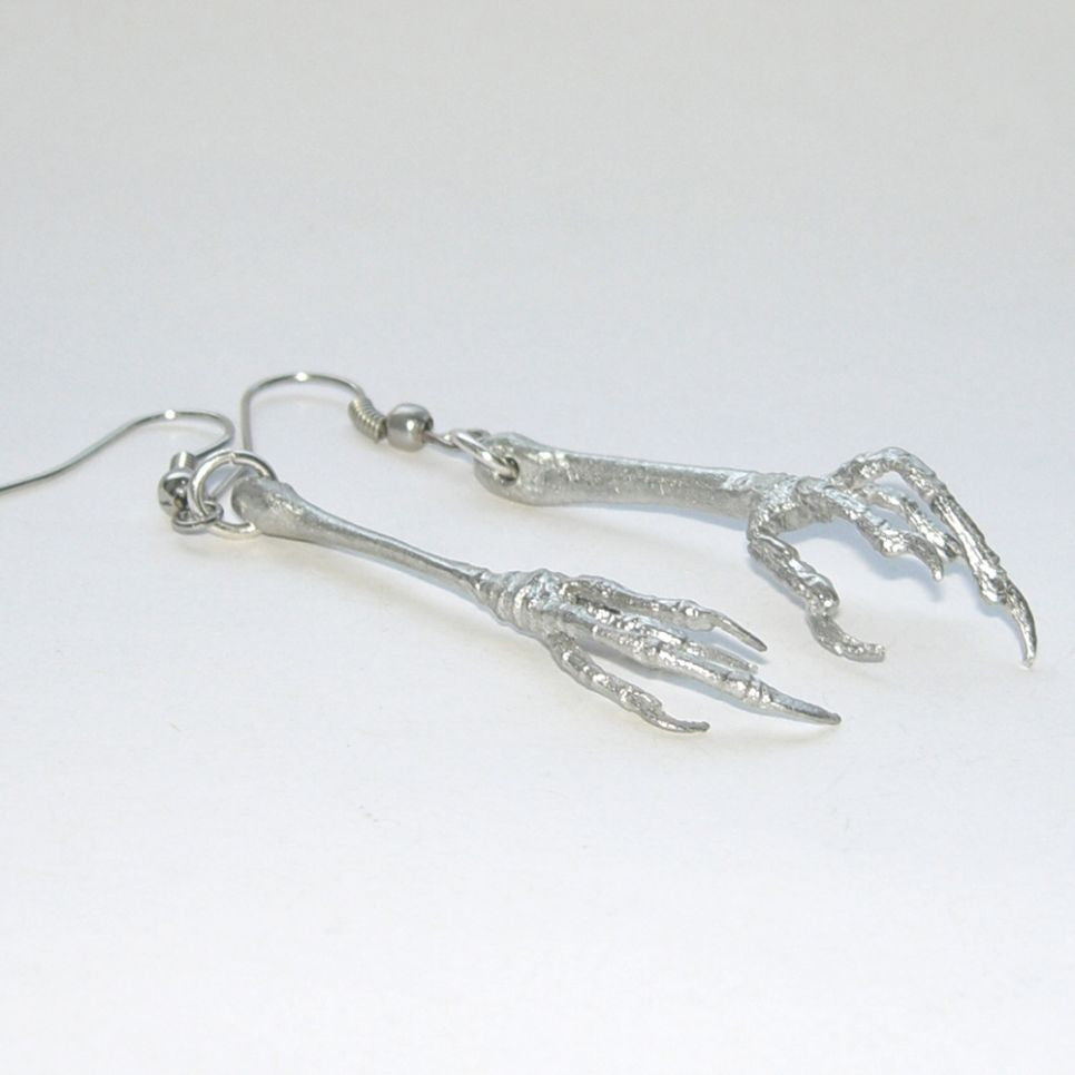 Sterling Silver Robin Bird Claw Earrings Hook – Tracy Hills Jewellery