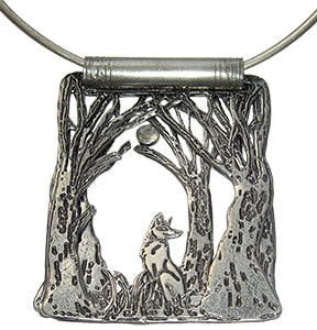 Sterling Silver Kinetic Necklace Foxwood