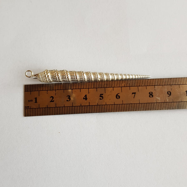 Sterling Silver Unicorn Horn  Pendant, Necklace