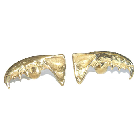 Gold Vermeil Mink Jaw Cufflinks