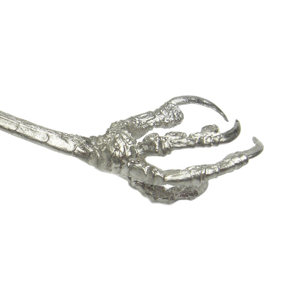 Sterling Silver Robin Bird Claw Pendant