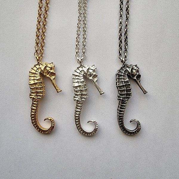 Capall Mara, Seahorse Pendant in sterling silver