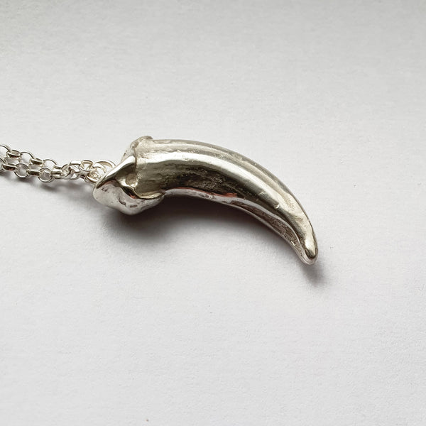 Sterling Silver Wolf Claw